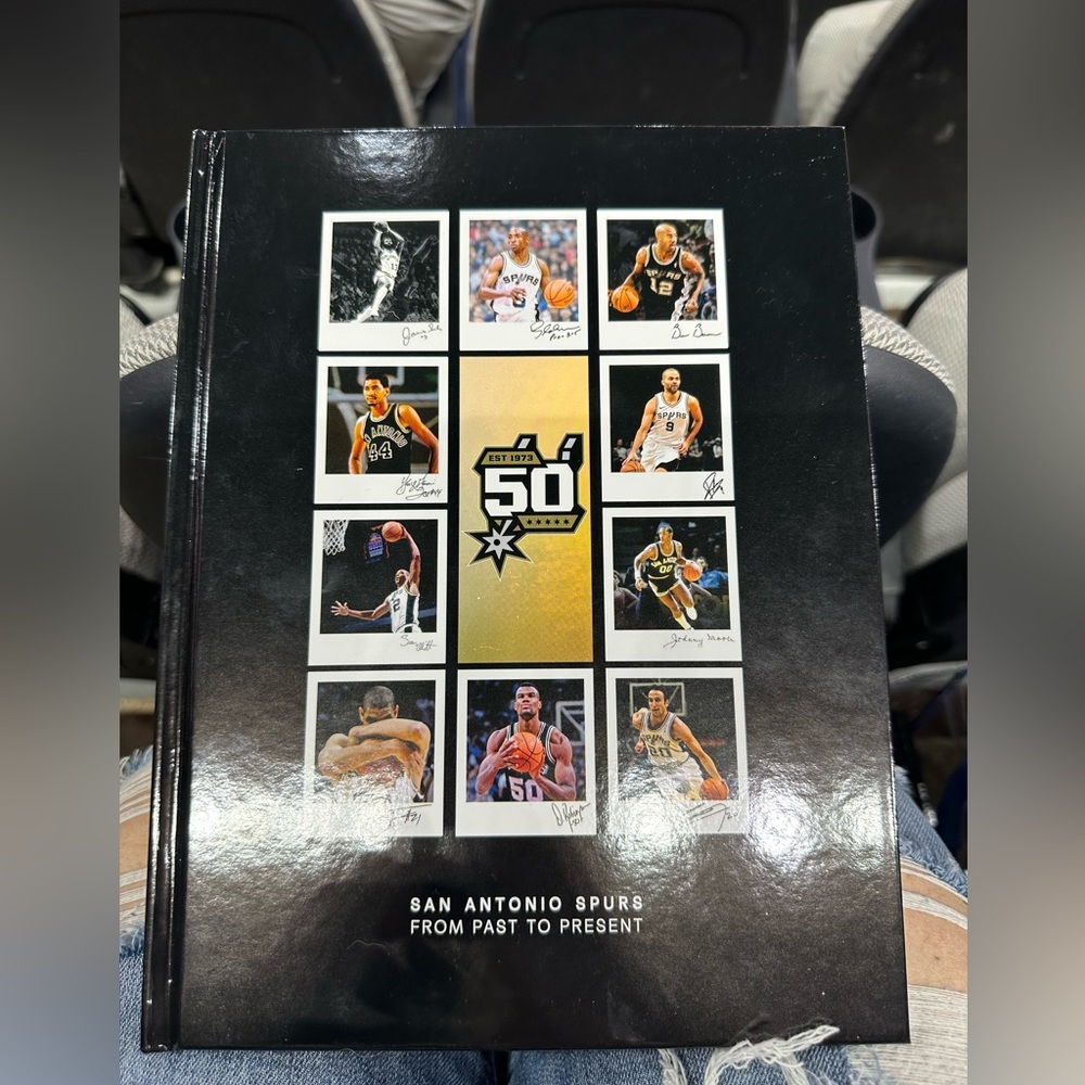 San Antonio Spurs 50th anniversary coffee table book